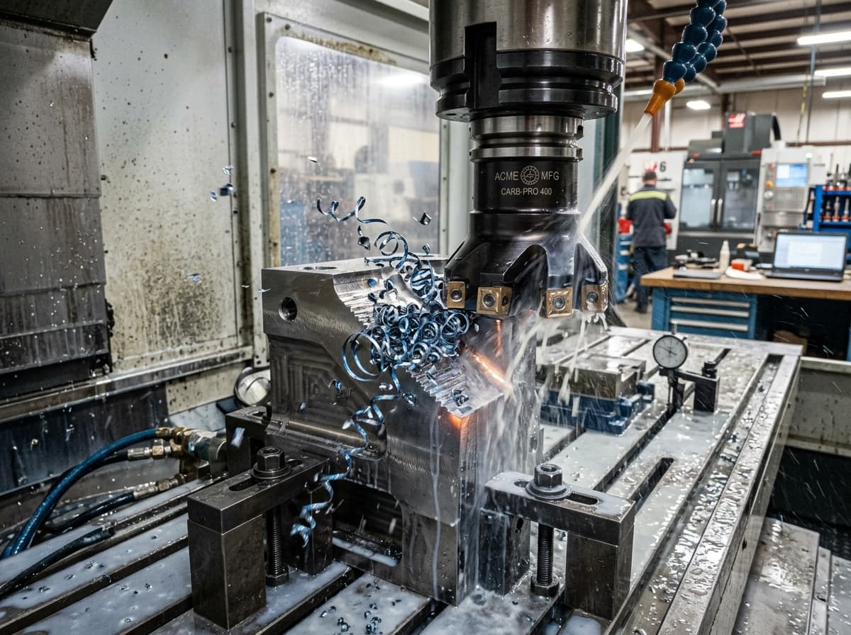 Indexable Milling Cutter Cut